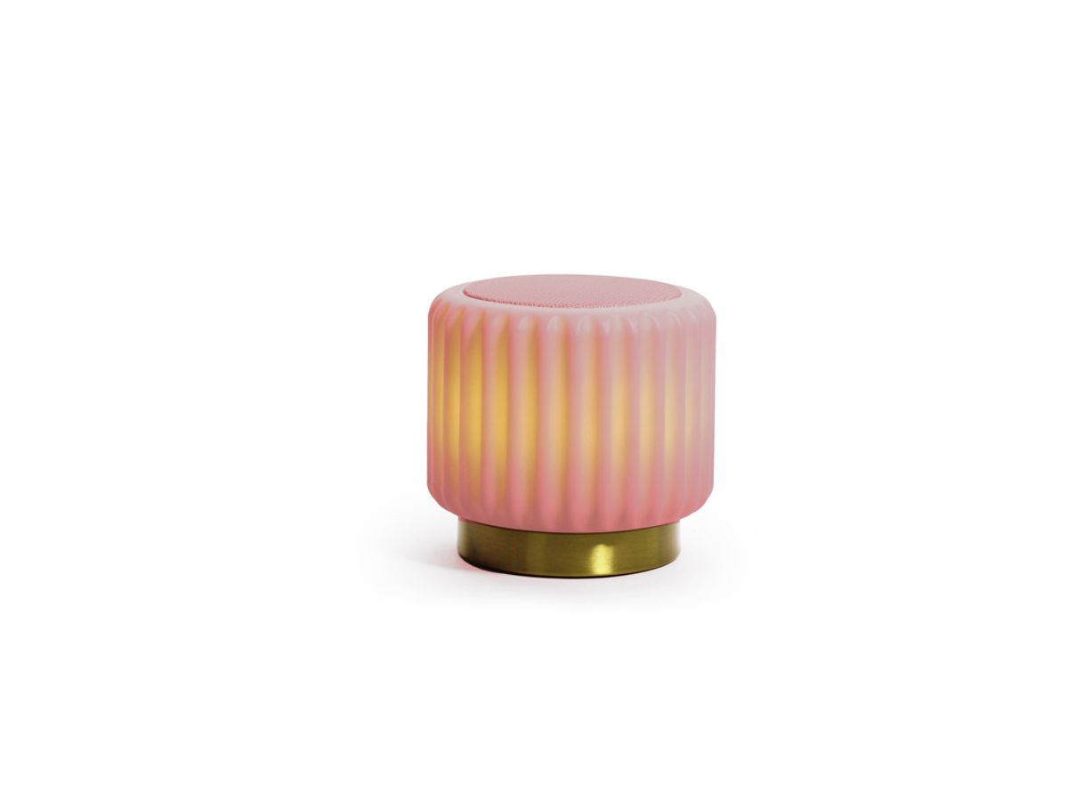 Dentelles Speaker/light USB Strawberry/gold