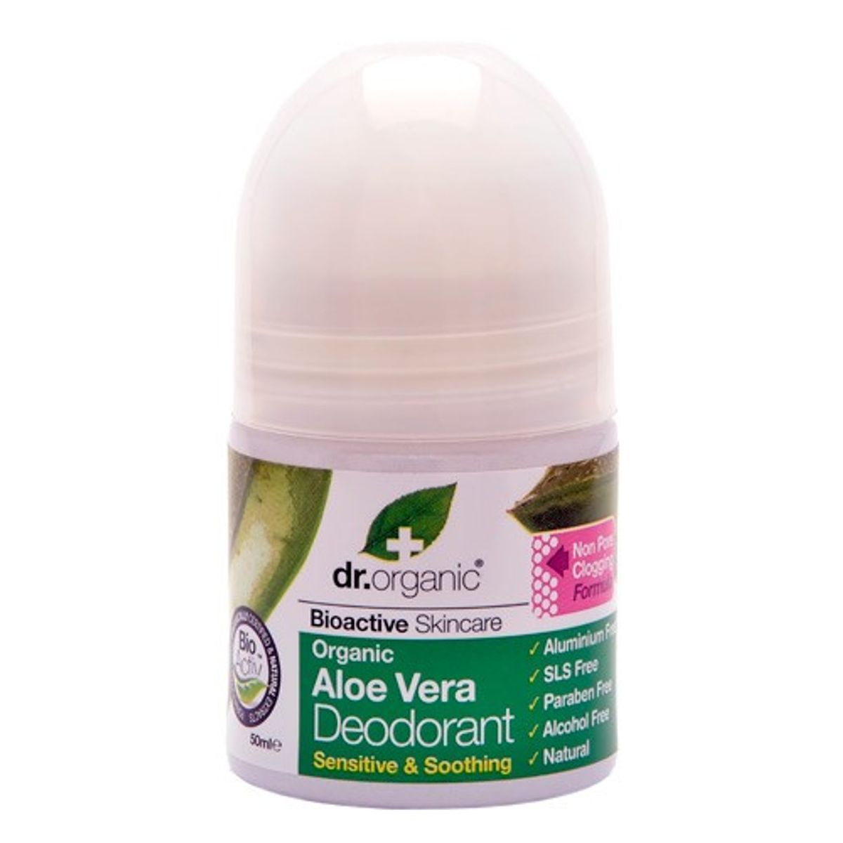 Deo roll on, Aloe Vera - 50 ml - Dr. Organic