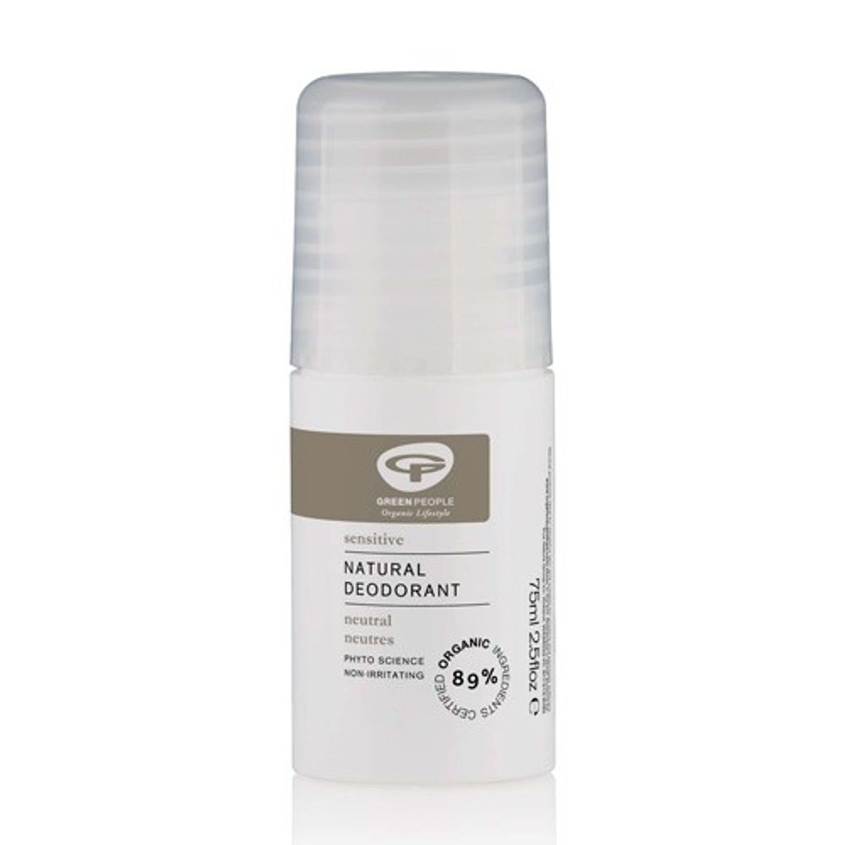 Deodorant No Scent uden duft - 75 ml - Greenpeople