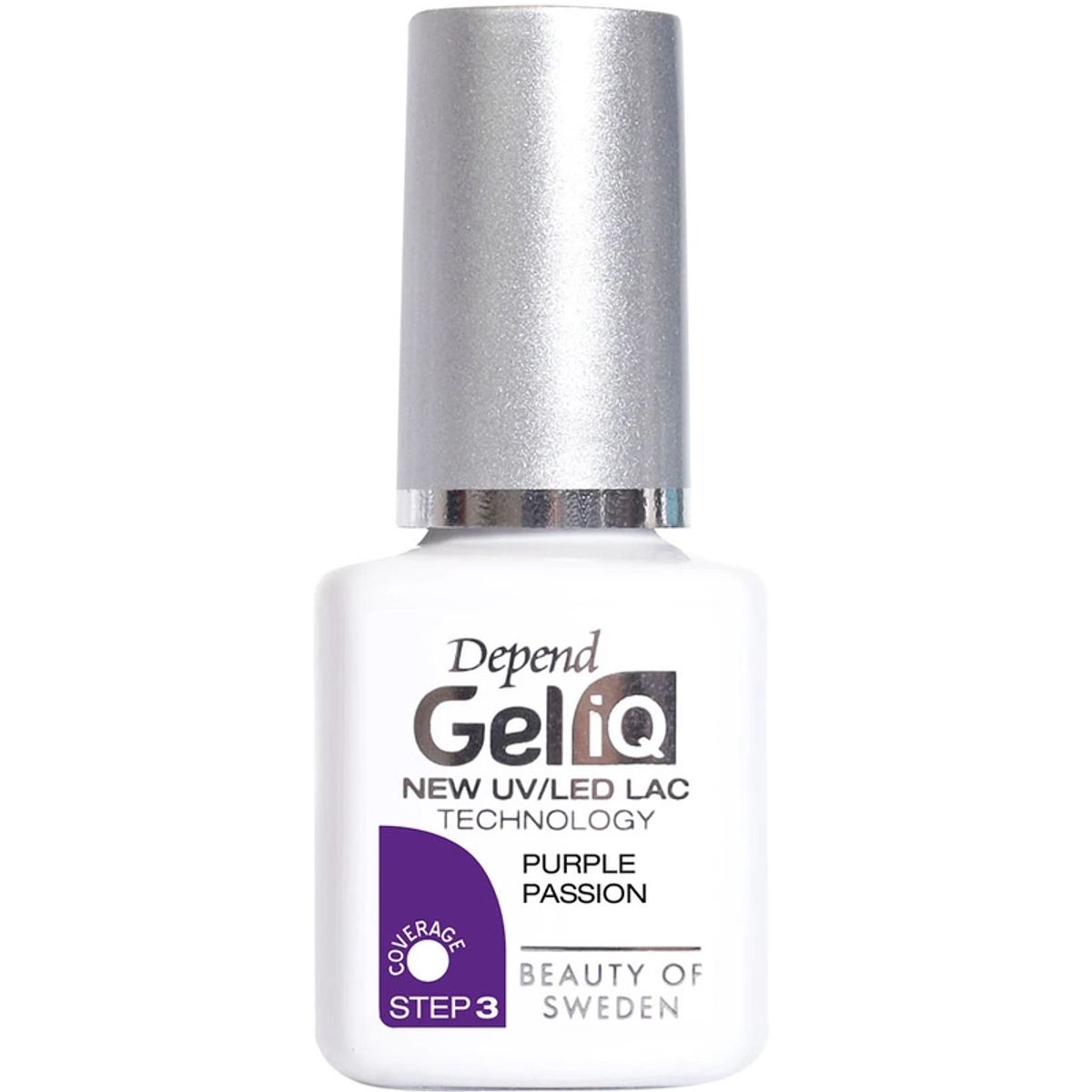 Depend Cosmetic Gel iQ Polish Step 3 - 5 ml - Purple Passion