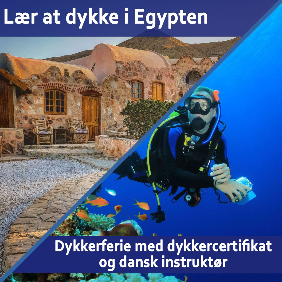 Depositum: Egypten & PADI Open Water Kursus 2025