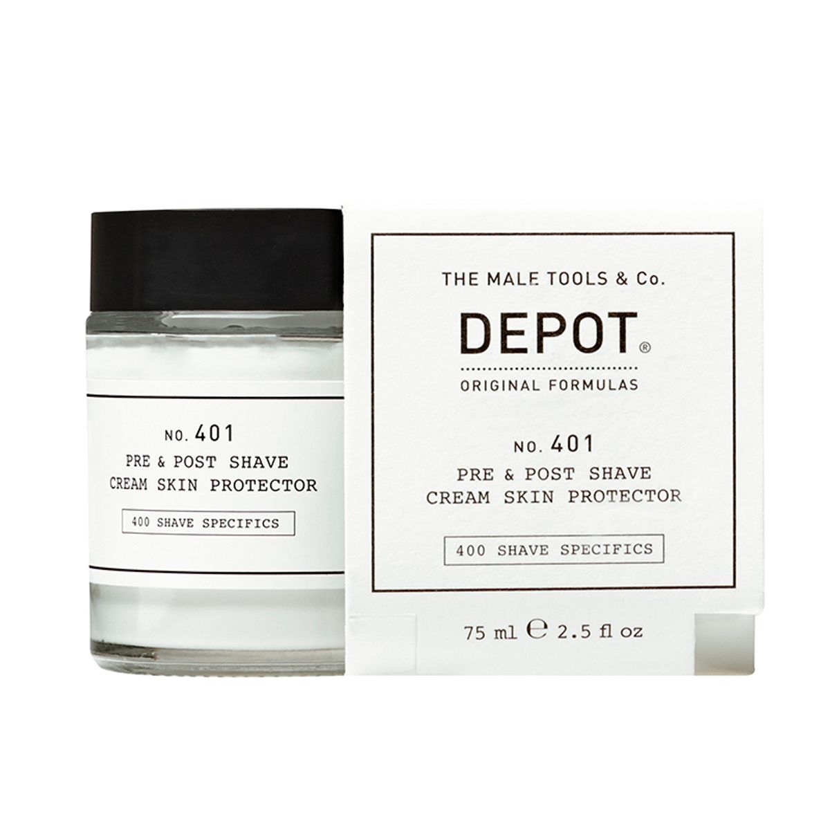 Depot No. 401 Pre & Post Shave Cream 75 ml.