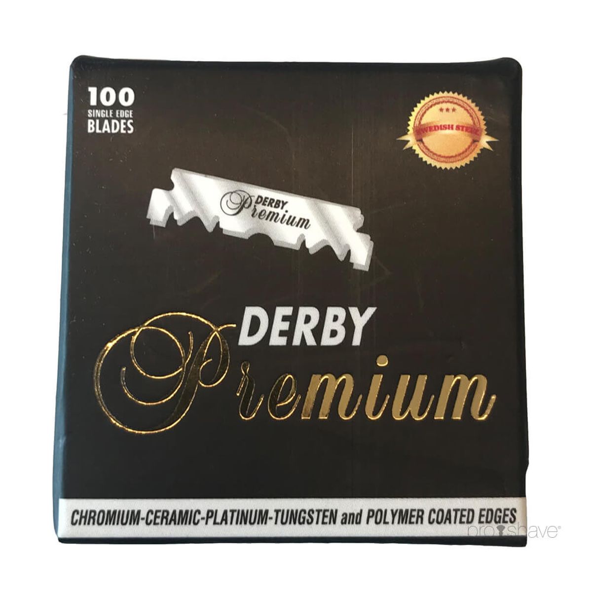 Derby Premium Half Razor Blades, 100 stk.