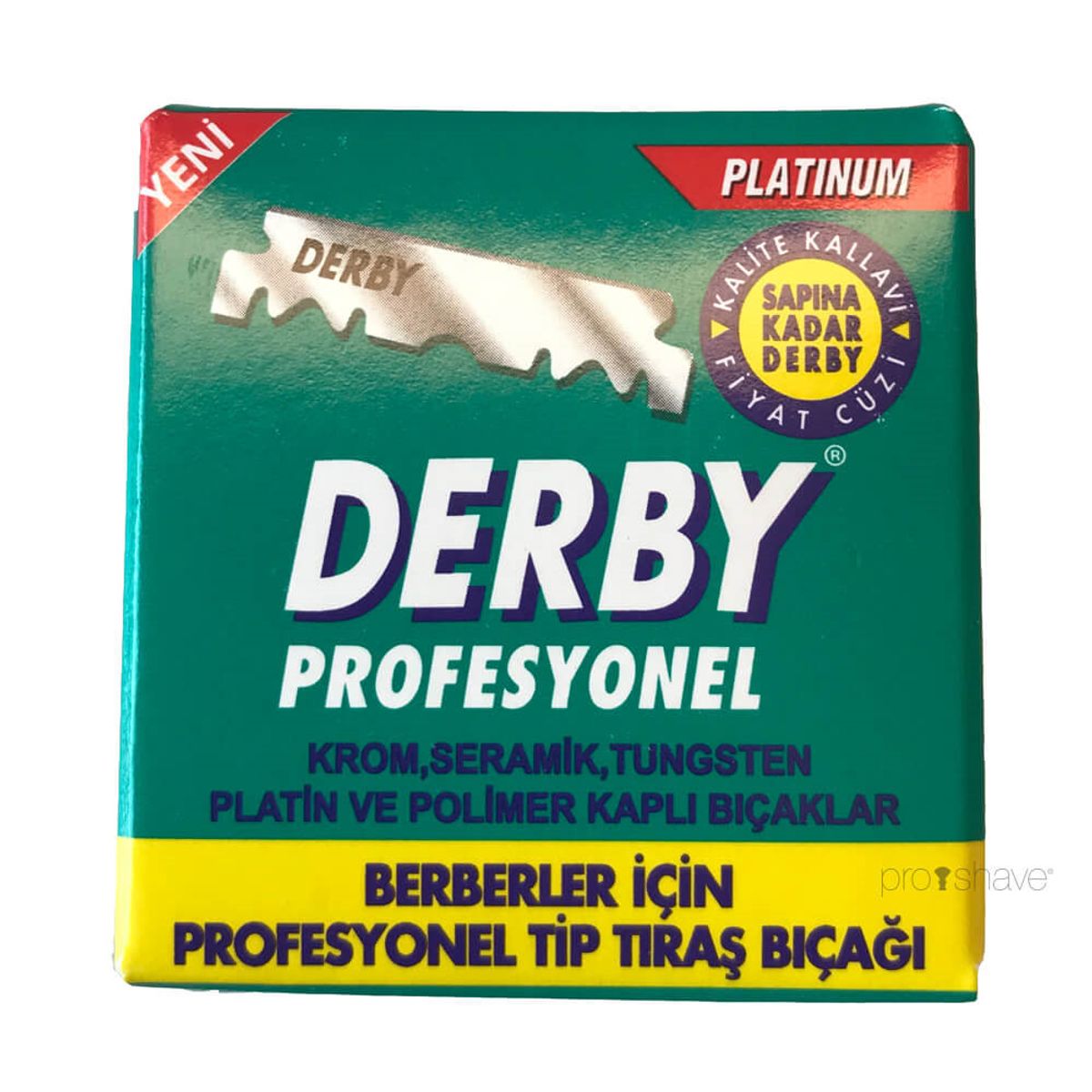 Derby Professional Half Razor Blades, 100 stk.