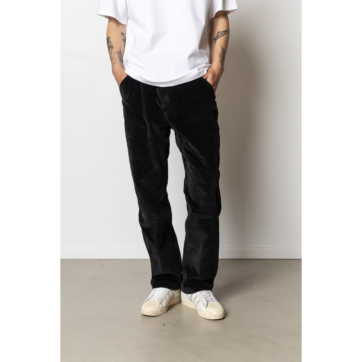 DERECK CORDUROY PANTS - Black