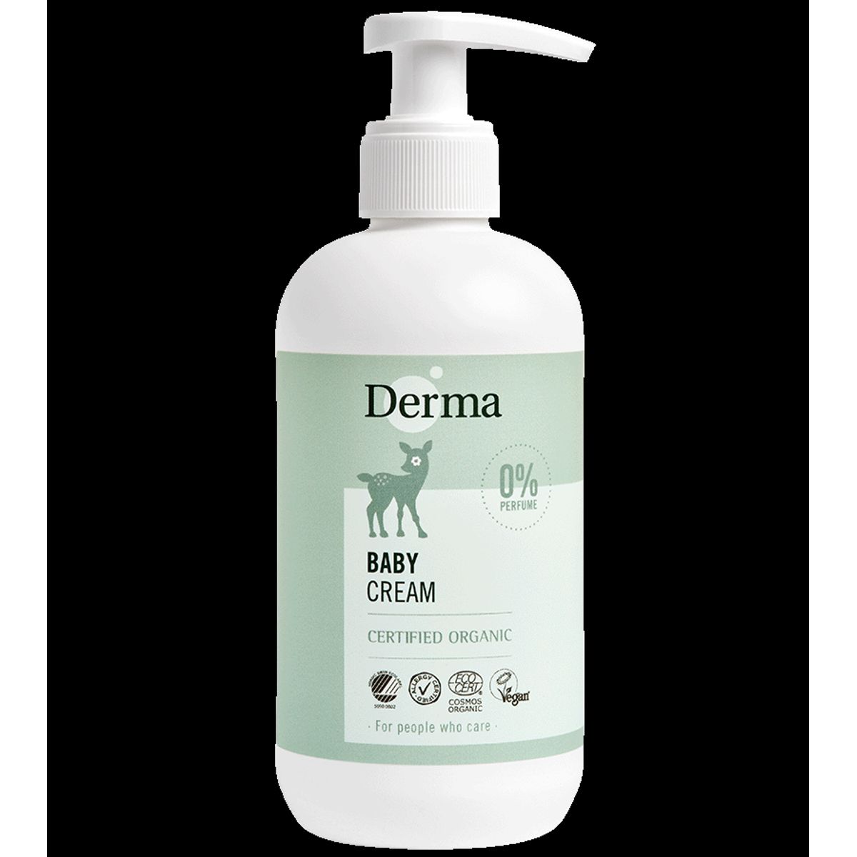 Derma Eco Babycreme m. pumpe (250 ml) - Økologisk hudpleje