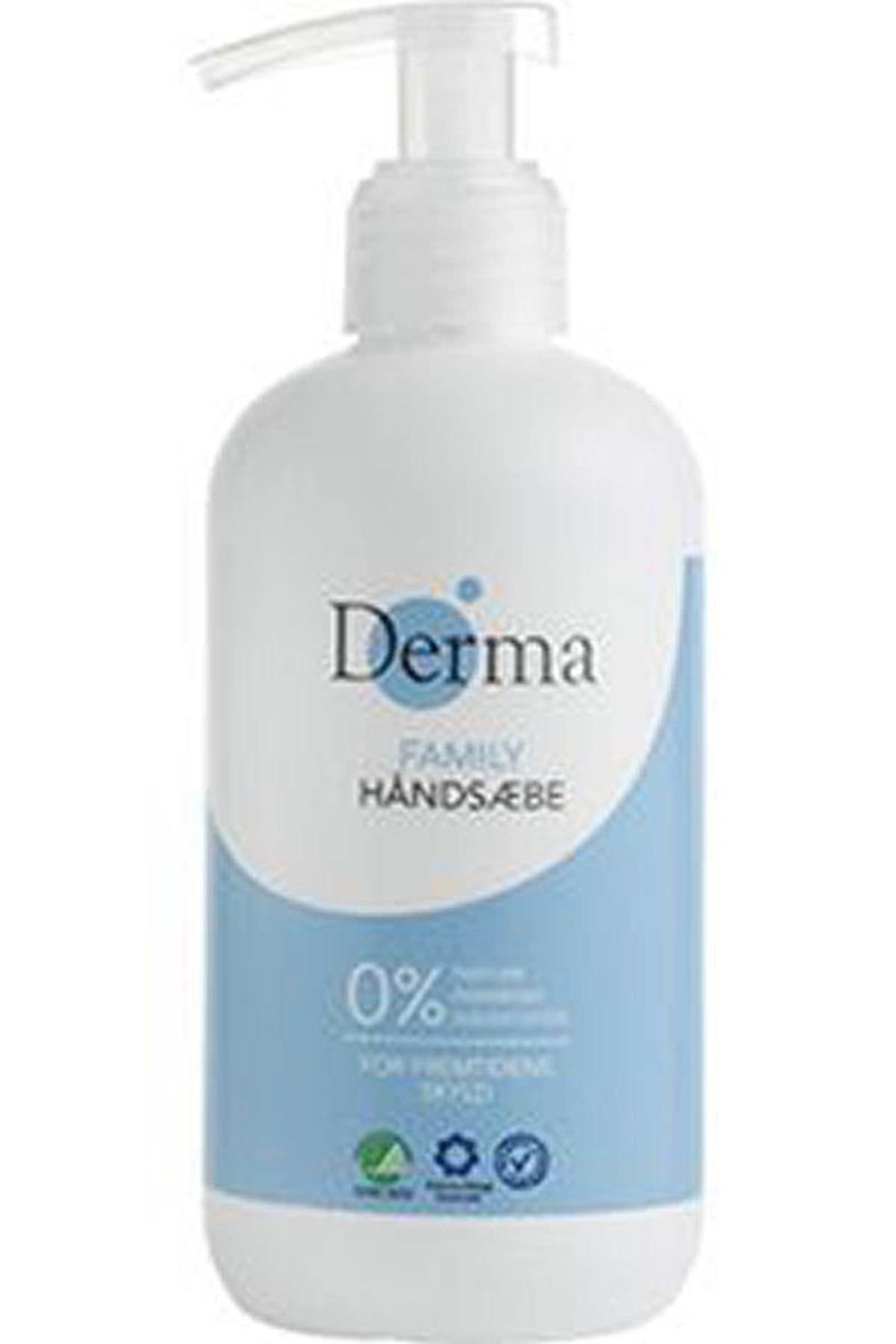 Derma family håndsæbe 0% 250ml