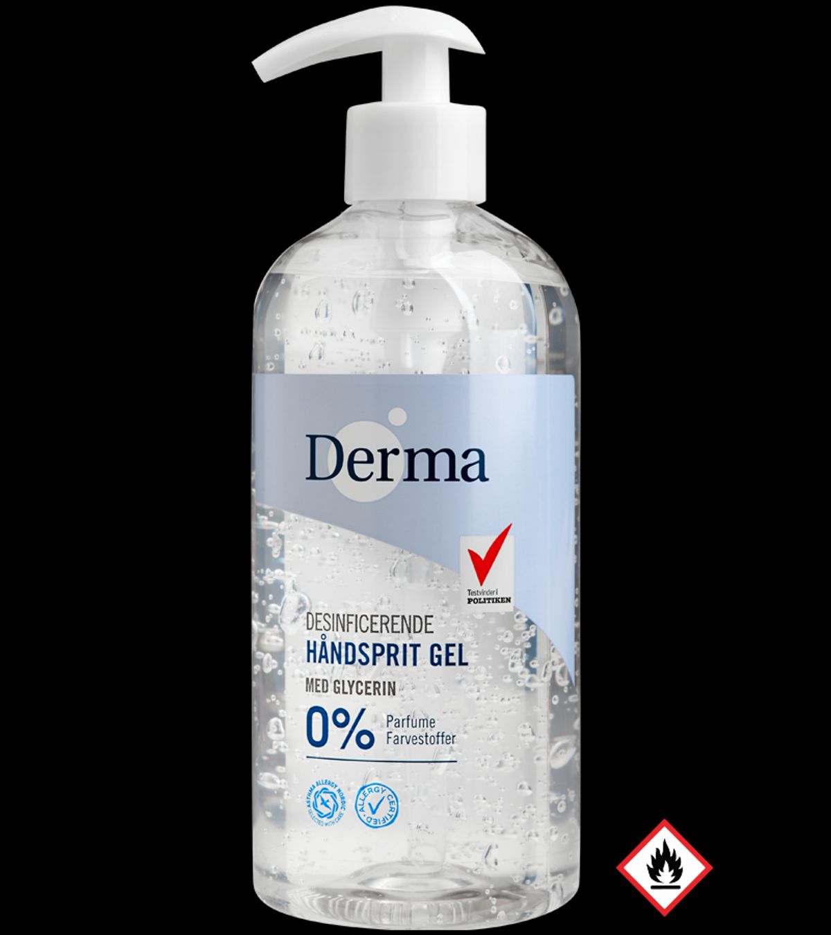 Derma Hand Håndsprit Gel (500 ml)