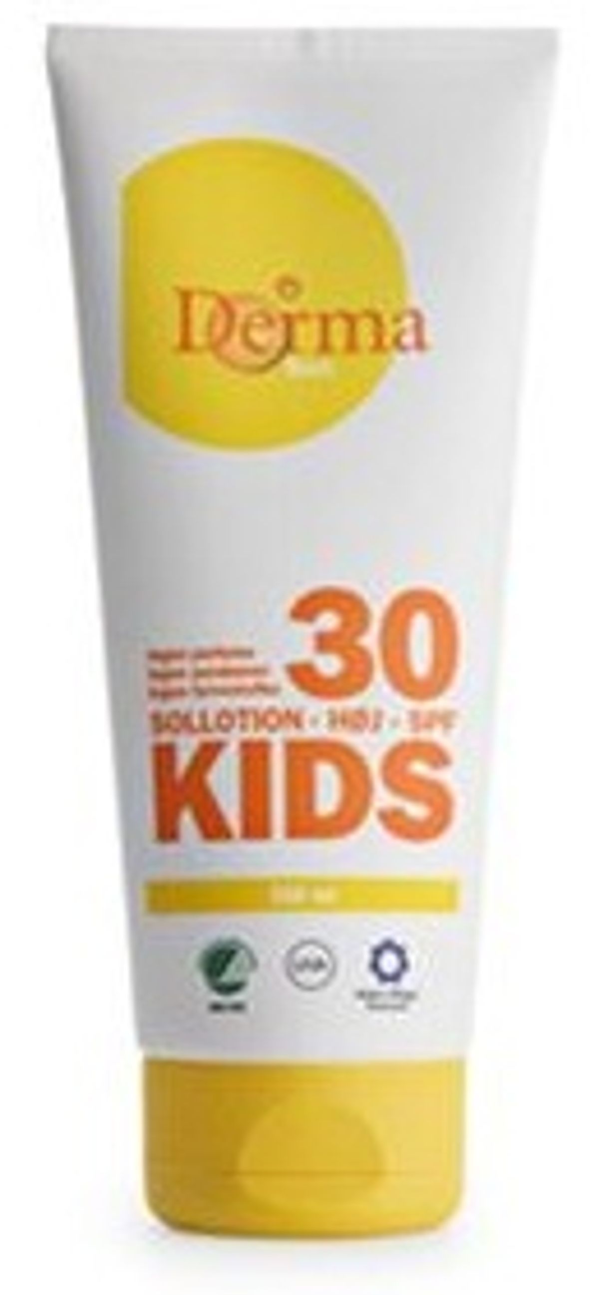 Derma Kids Sollotion spf 30 Høj, 200ml.