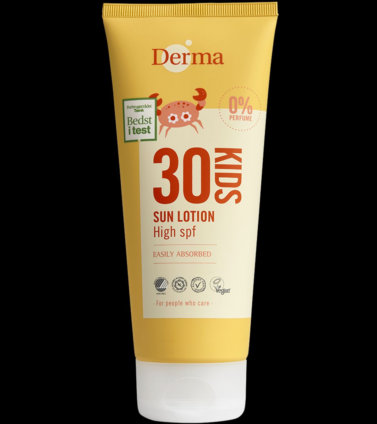 Derma Kids Sollotion SPF30 (200 ml) - Vandfast solcreme