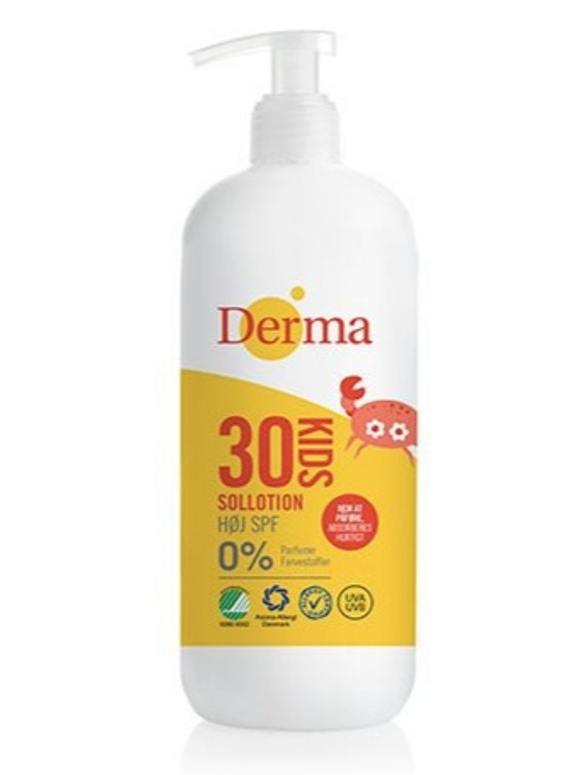 Derma kids sollotion Spf30, 500ml.