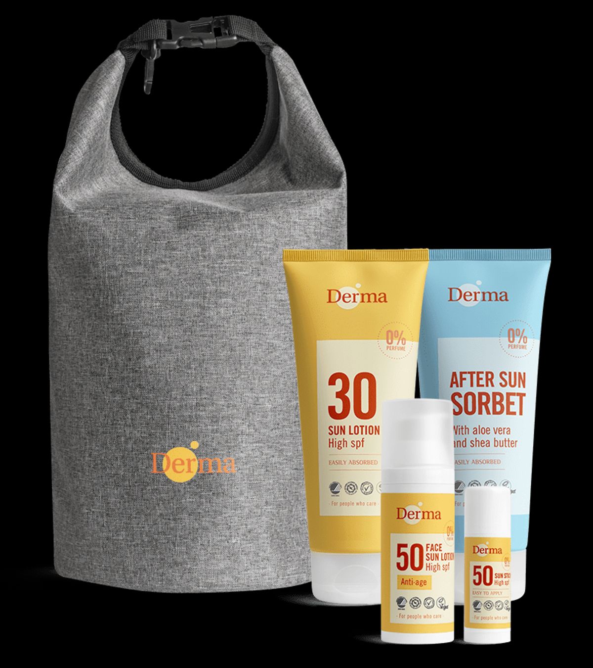 Derma Summer Sun Kit - Vandfast solcreme