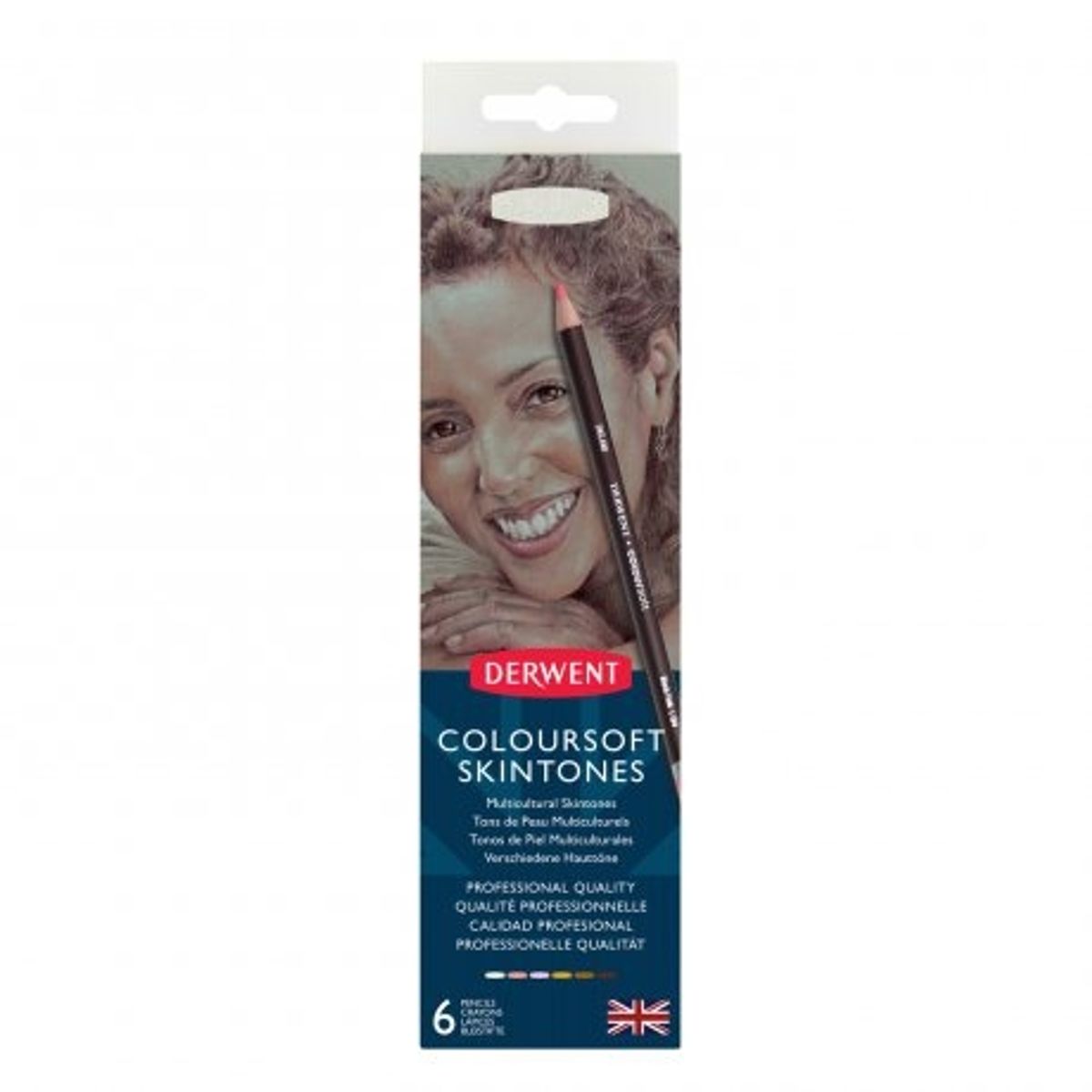 Derwent Coloursoft Skintones 6 stk/pk