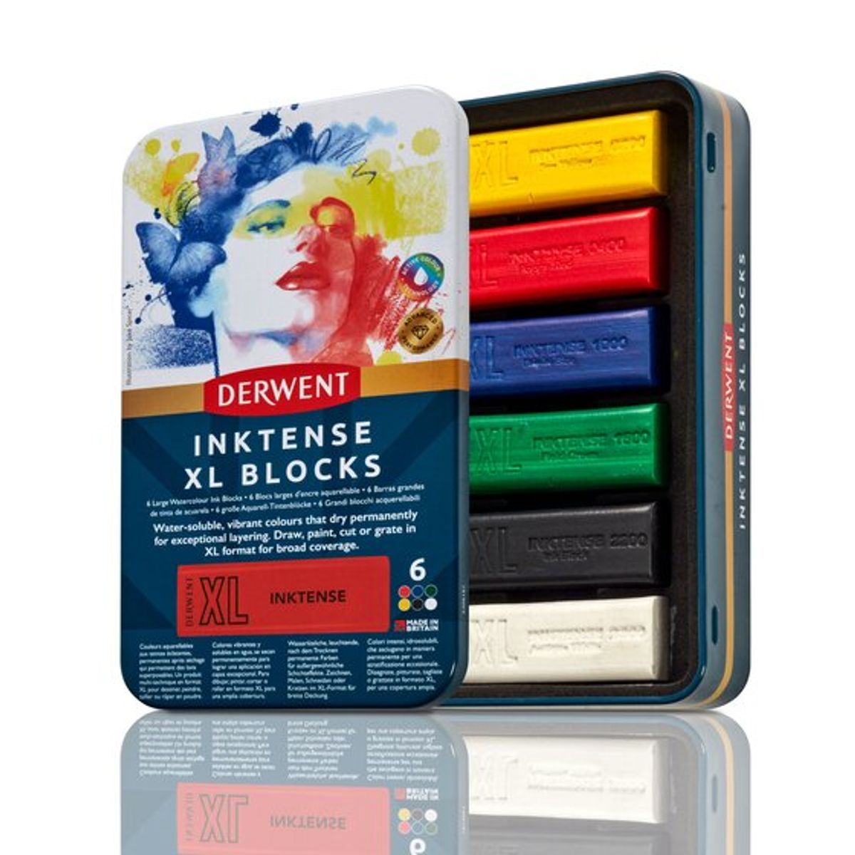 Derwent Inktense XL Blocks 6 stk