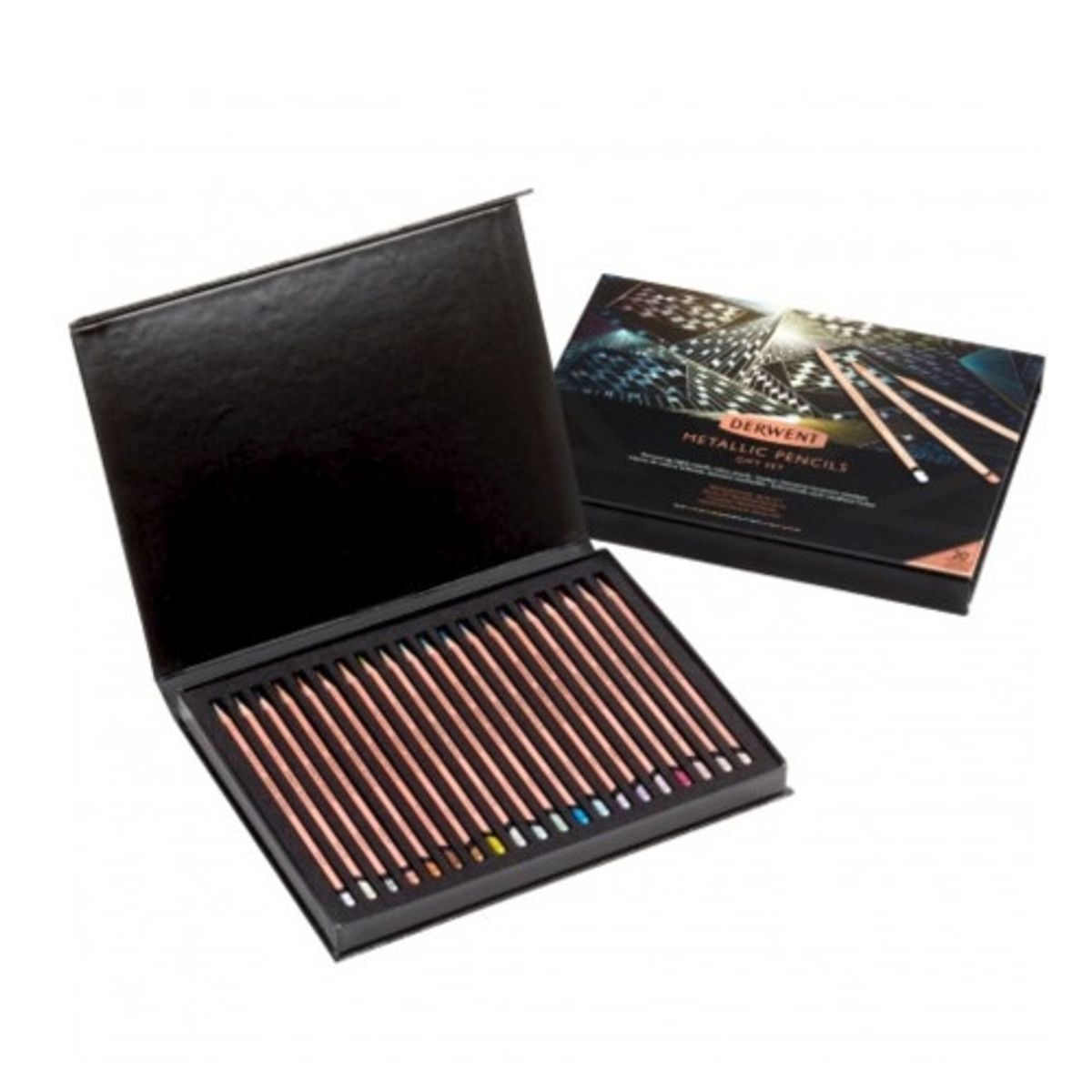 Derwent Metallic pencils gift set