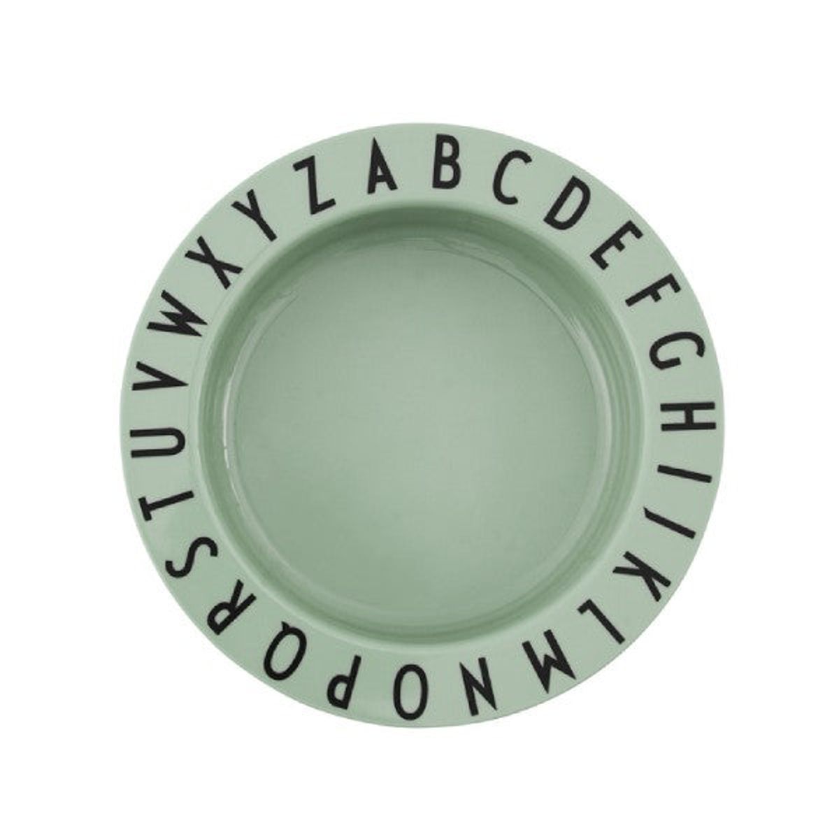 Design Letters - Eat & Learn deep plate tritan - Green - One size