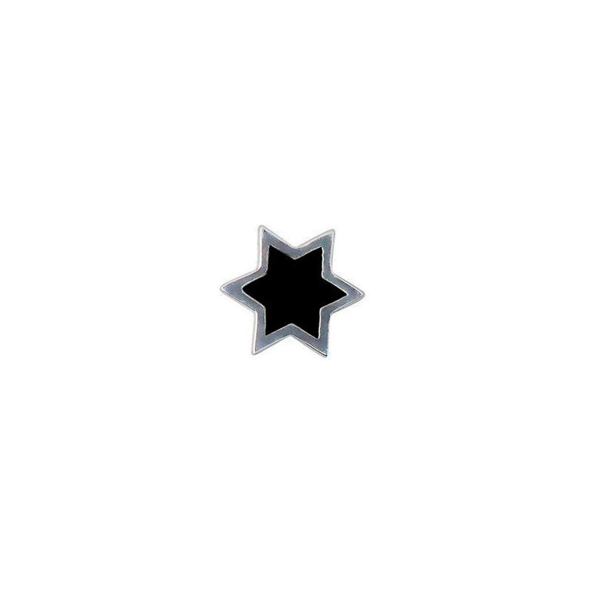 DESIGN LETTERS - Enamel Star charm 90302001BLACK