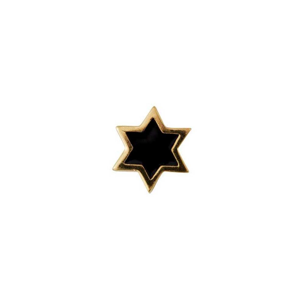 DESIGN LETTERS - Enamel Star charm 90302002BLACK