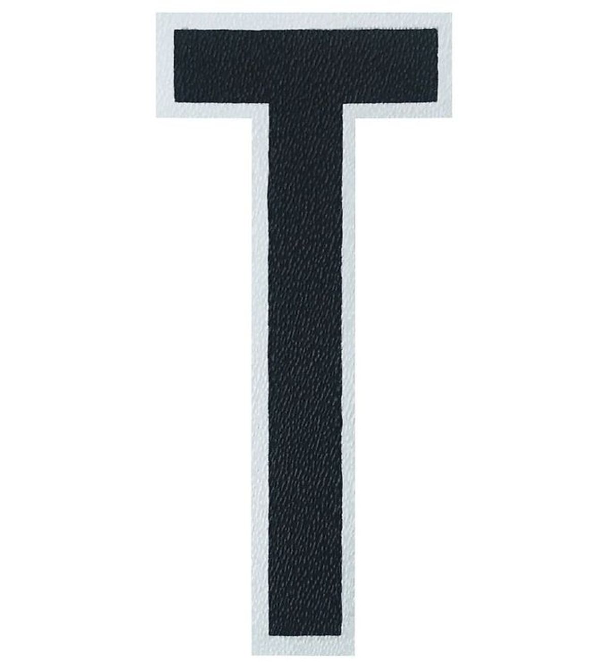 Design Letters Klistermærke - Mobil - T - 5cm - Black