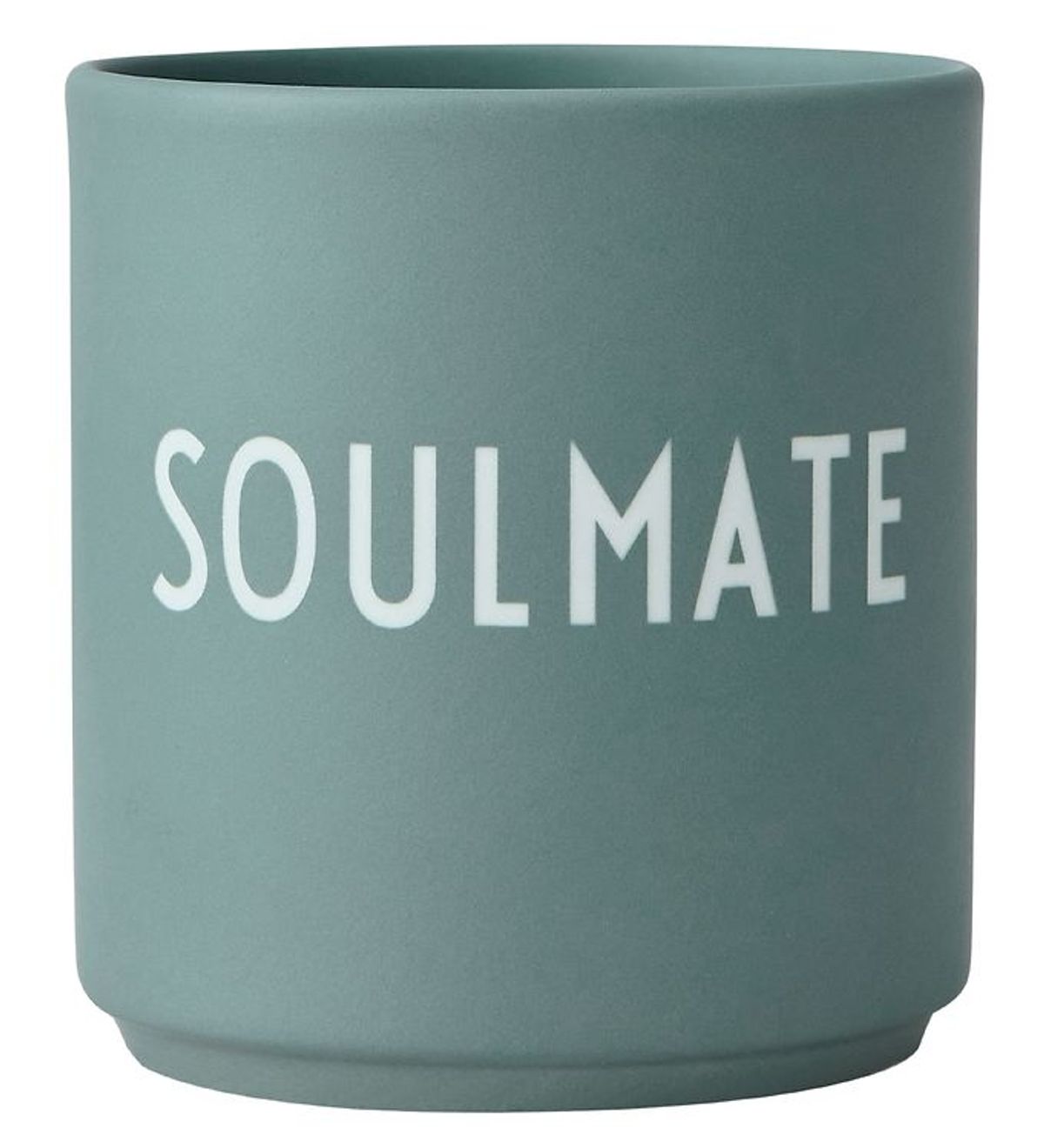 Design Letters Kop - Favourite Cups - Soulmate - Støvet Grøn