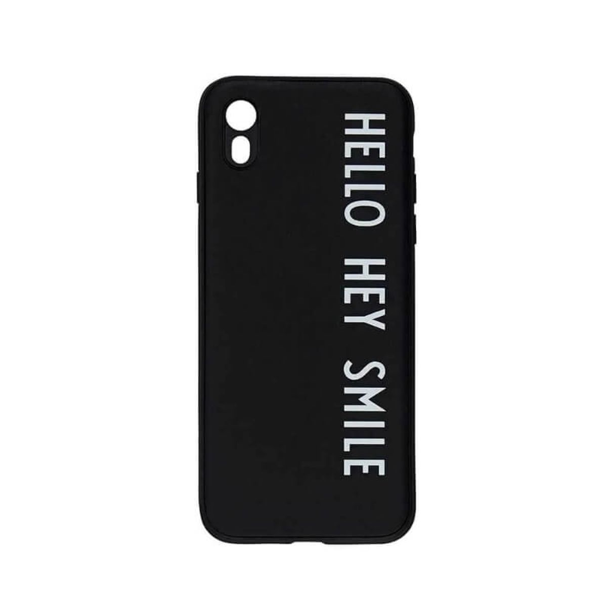 Design Letters - - MyCover iPhone X/XS - Black Hello