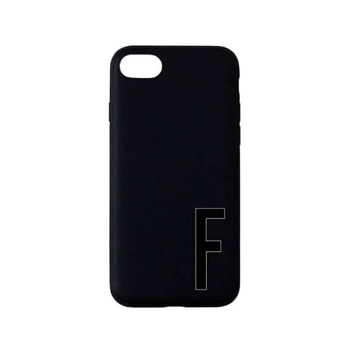 Design Letters - Personal ''F'' Phone Cover Iphone 7/8 - Black