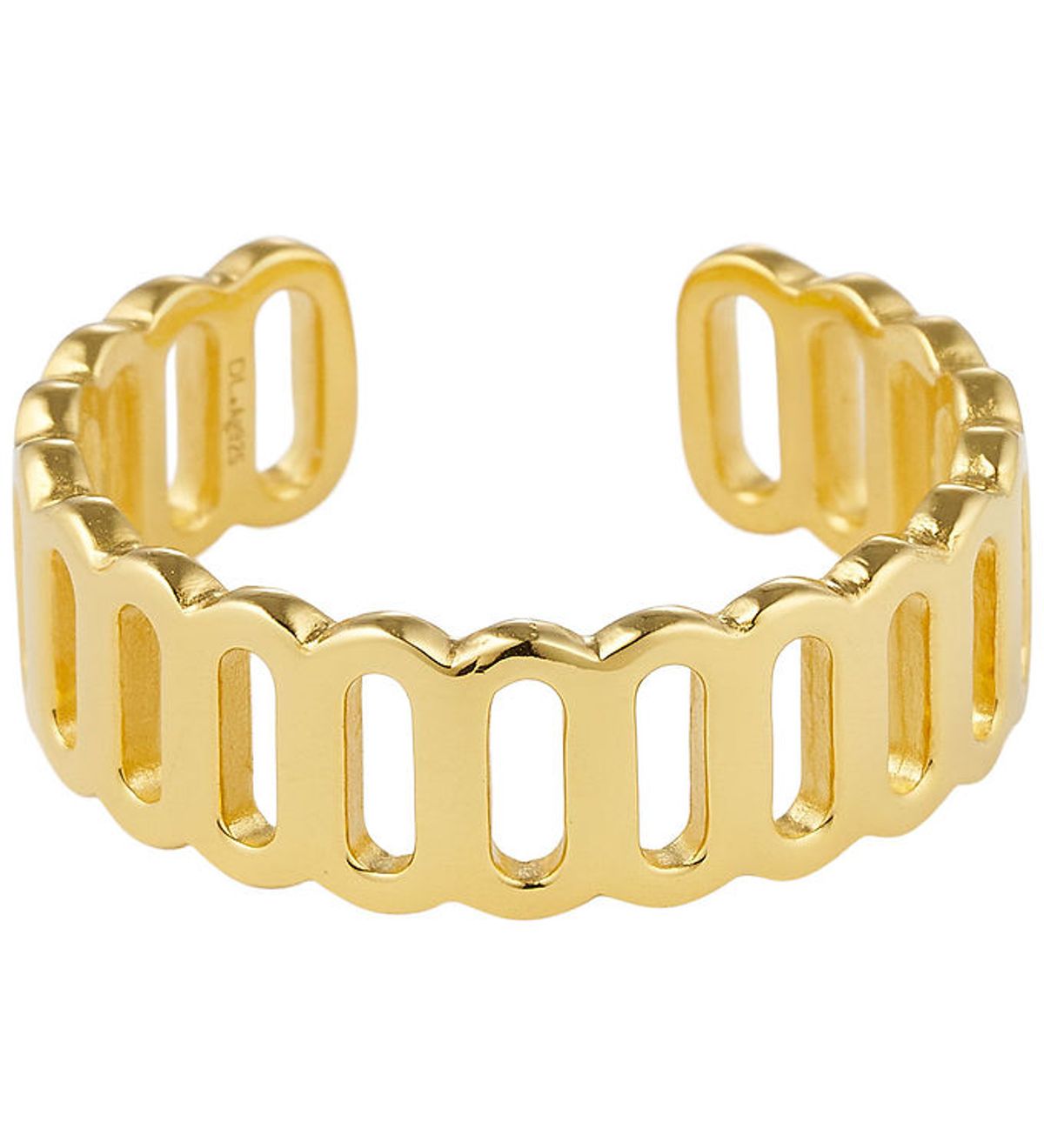 Design Letters Ring - Link Together - Guld