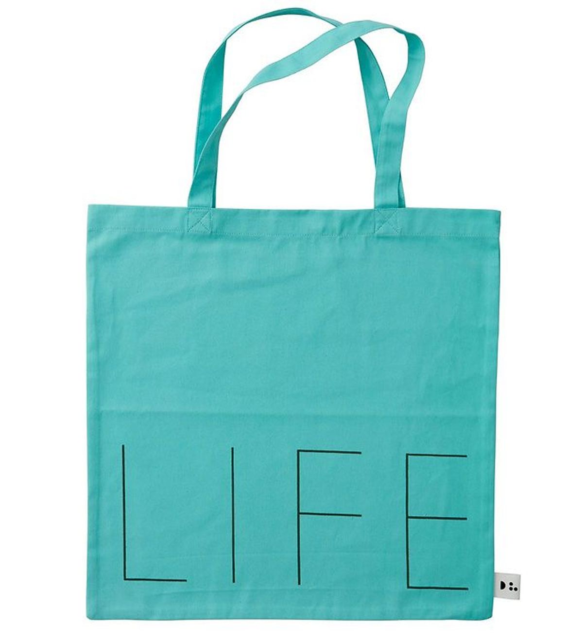 Design Letters Shopper - Life - Turkis