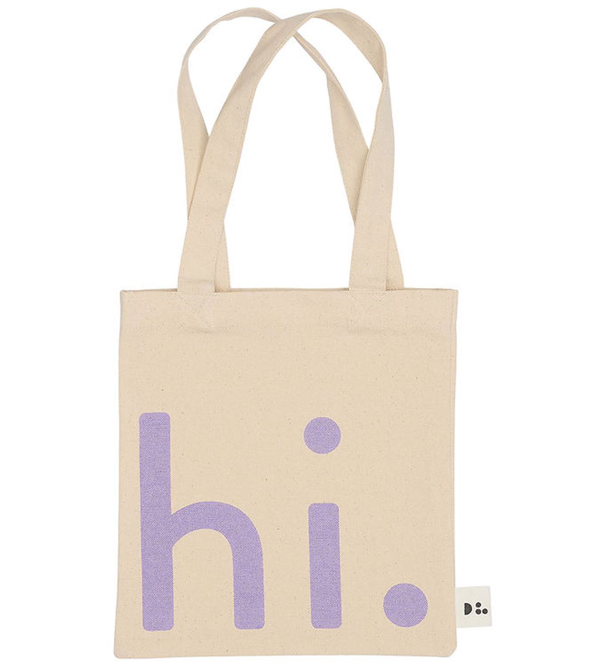 Design Letters Shopper - Lille - Hi - Natur/Lilla