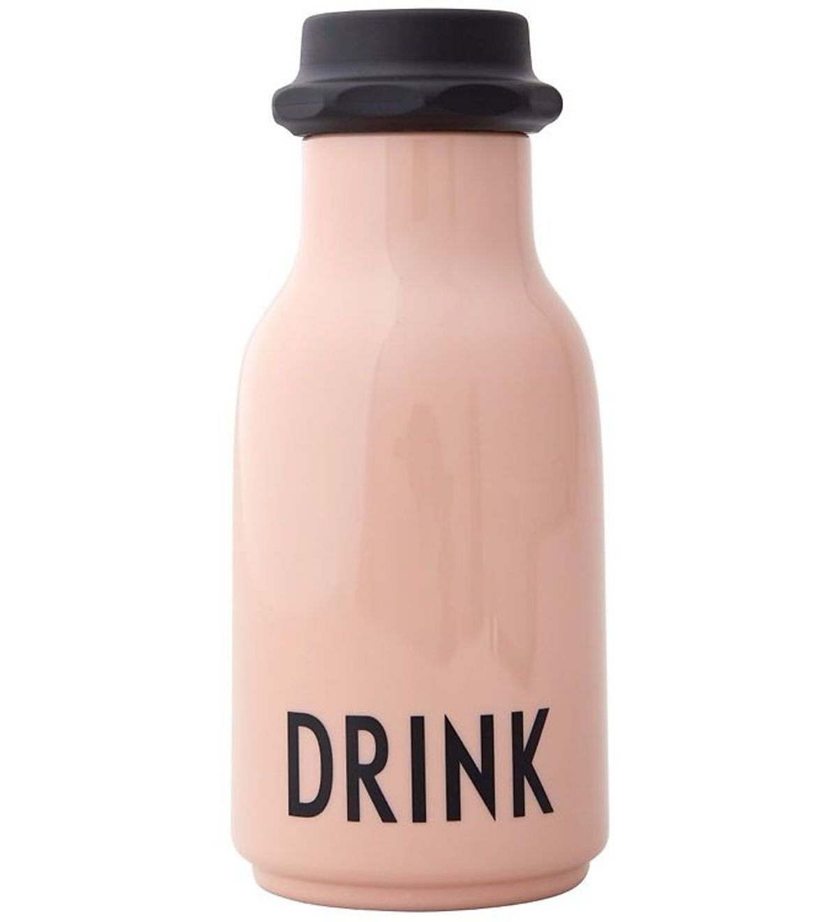 Design Letters Vandflaske - 330 ml - Powder Rose m. Tekst