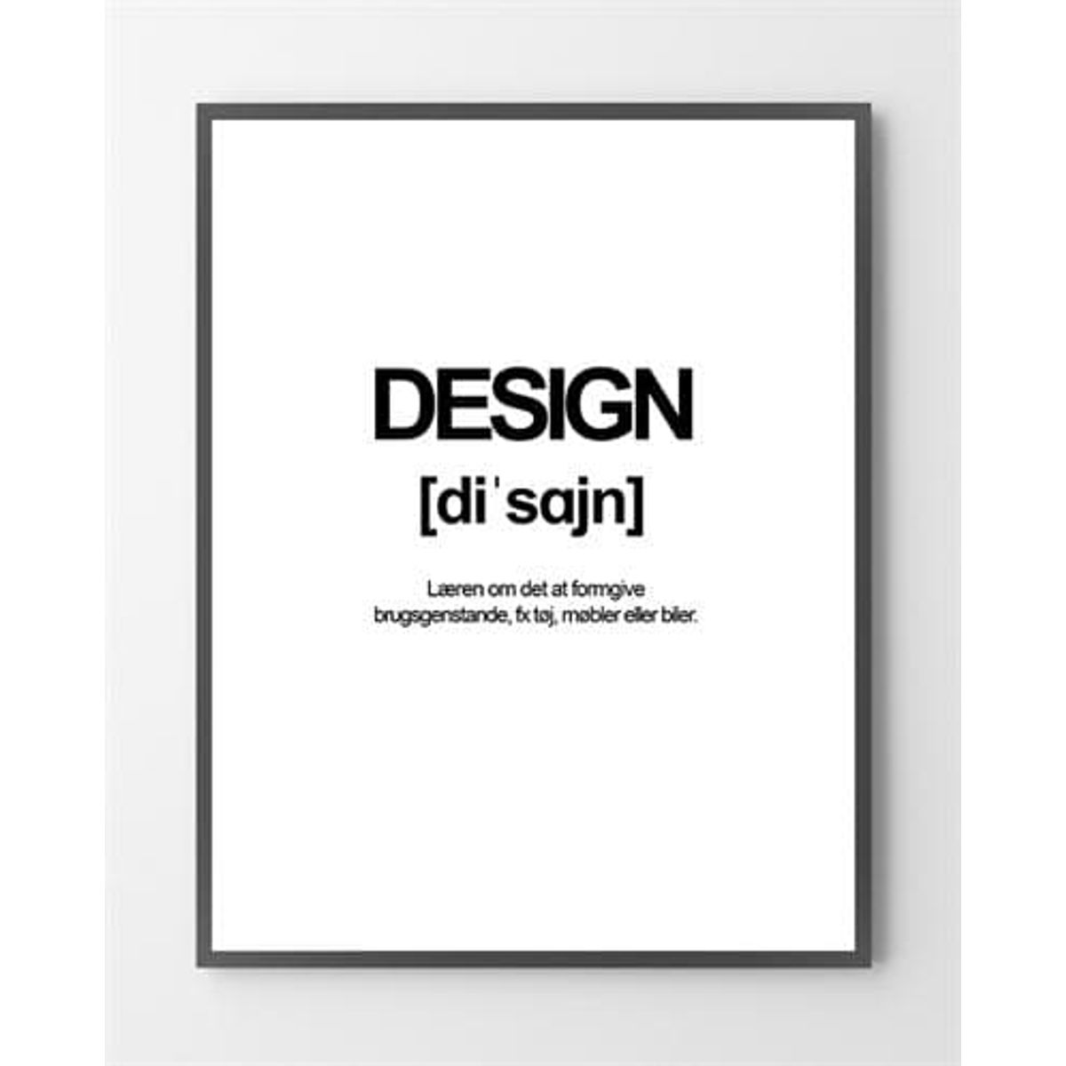 Design plakater - 30x40 cm.