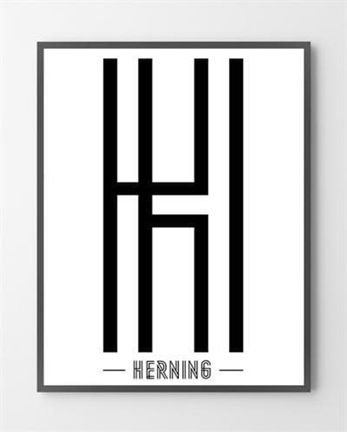 Design plakater - Herning - 50x70 cm.