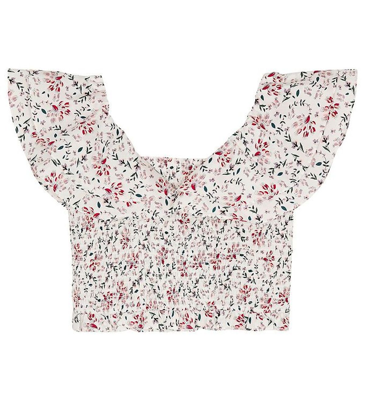 Designers Remix Top - Sandrine - White Flower Print