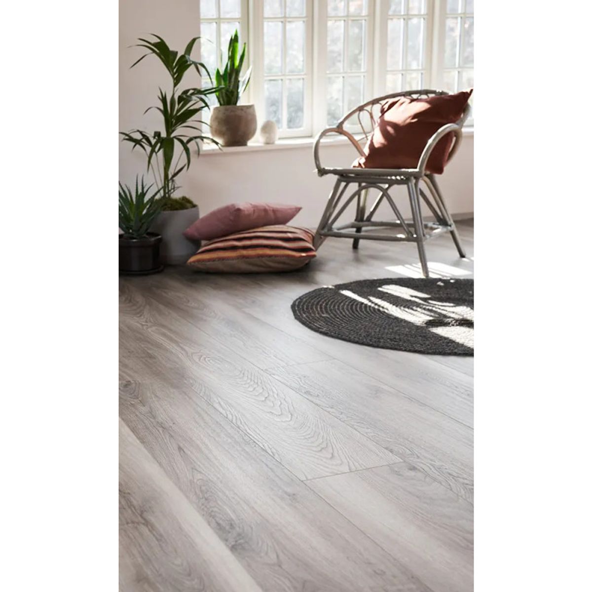 Designgulv Organic Silent Grey Oak 523, plank, V4