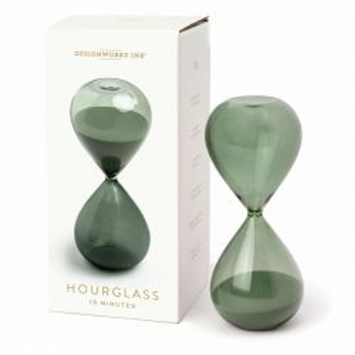 DesignWorks Ink Hourglass 15 Min Evergreen - Timeglas