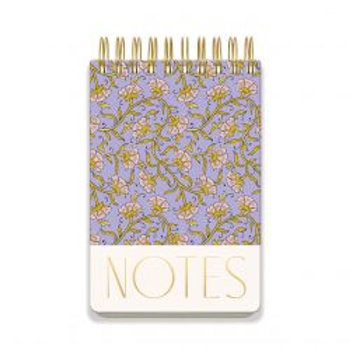 DesignWorks Ink Large Chunky Notepad - Purple Vintage Floral - Notesbog