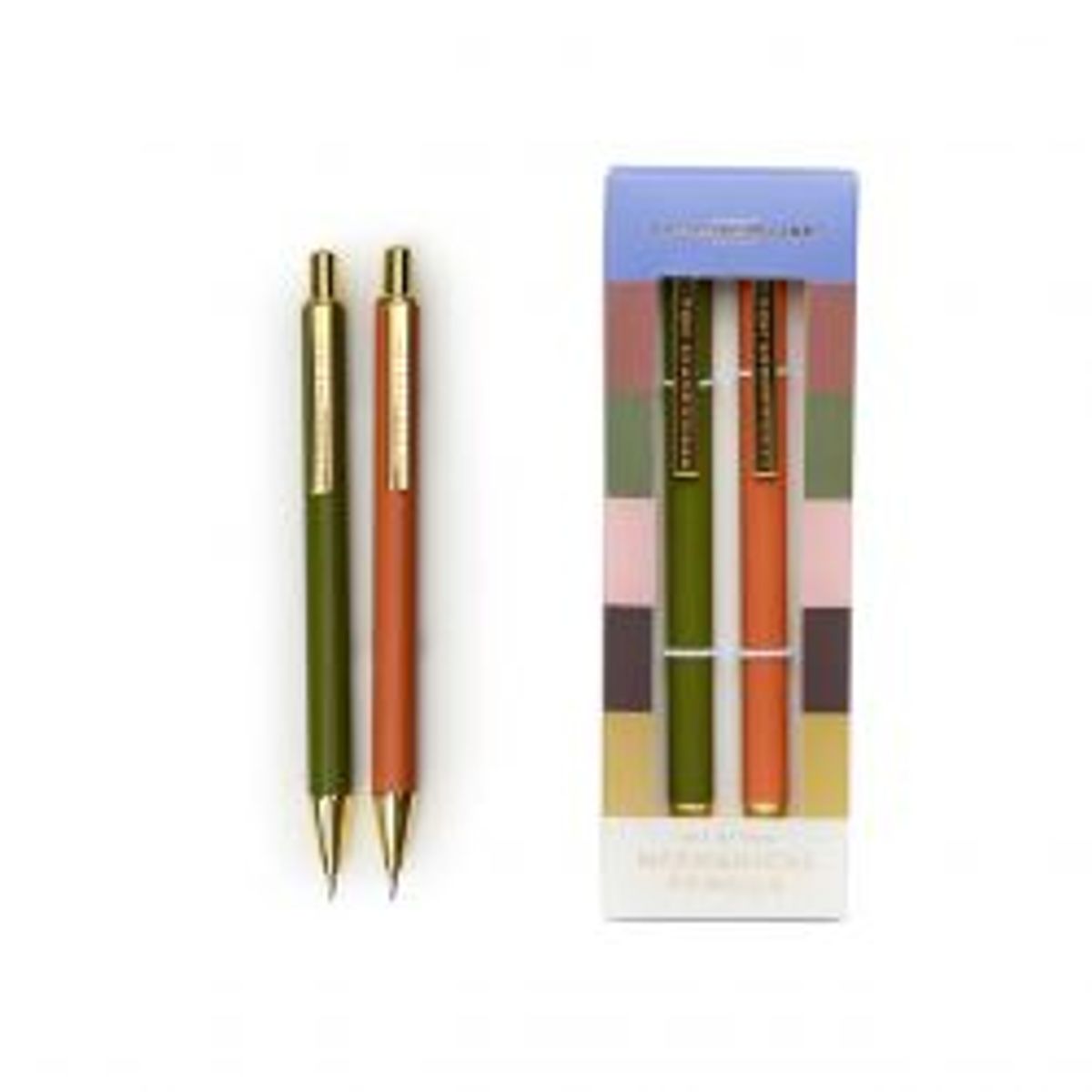 DesignWorks Ink Mechanical Pencils Army Green & Chili (set Of 2) - Skriveredskaber