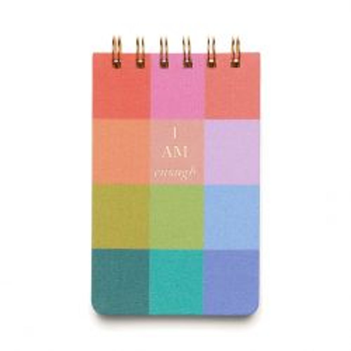 Designworks Ink Notepad - Rainbow Check - Notesbog