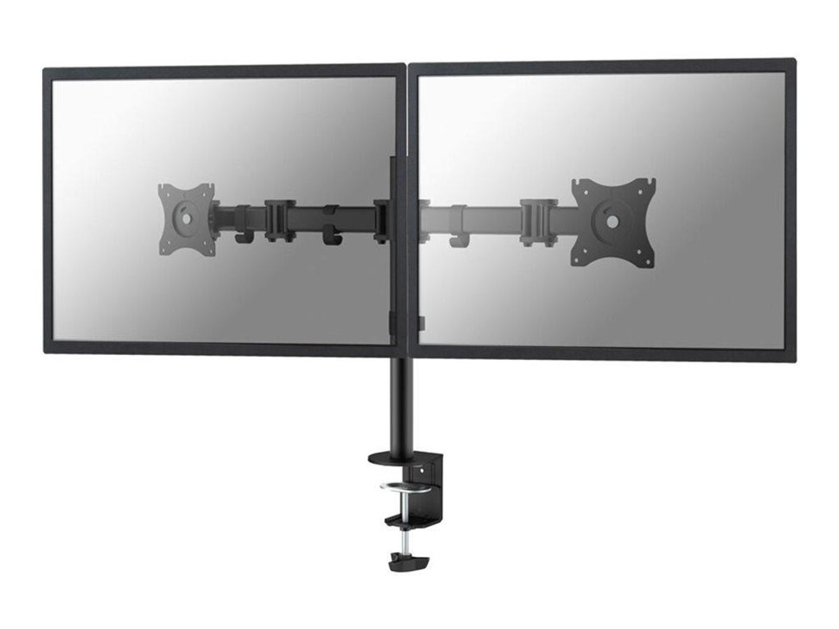 Desk Mount til 2 Skærme Neumounts 10-27" Sort