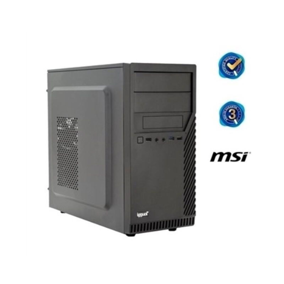 Desktop pc iggual PSIPCH511 i5-10400 16 GB RAM 480 GB SSD 16 GB RAM 480 GB SSD Sort