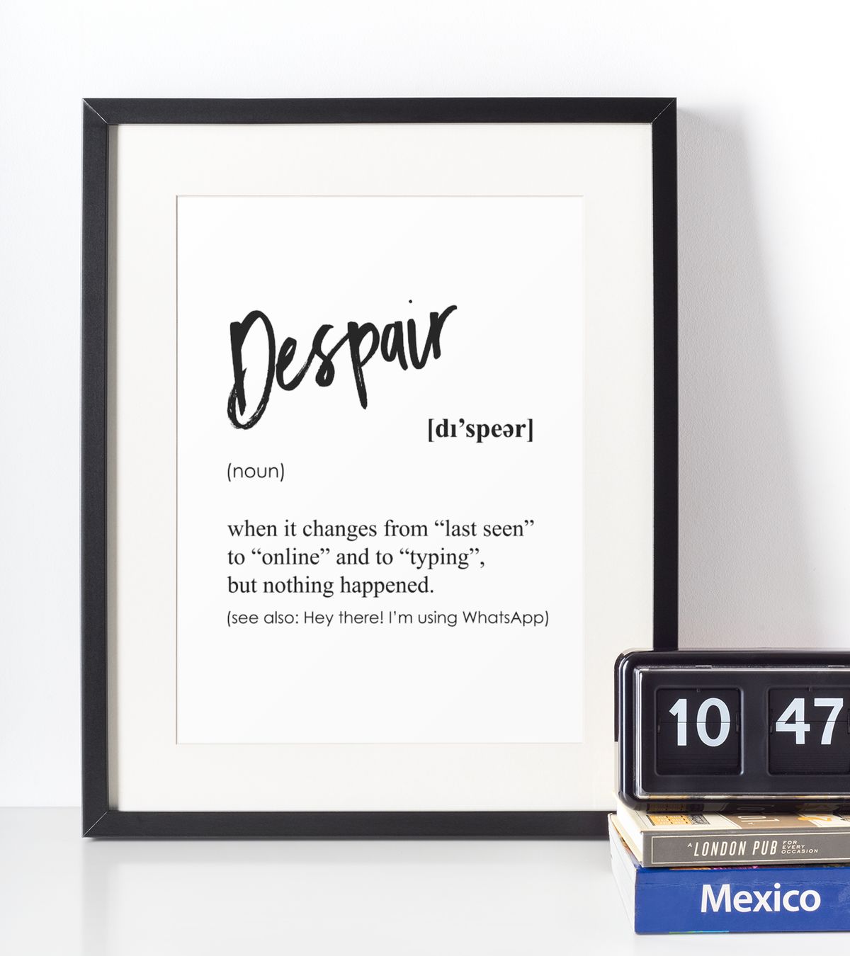 Despair definition plakat