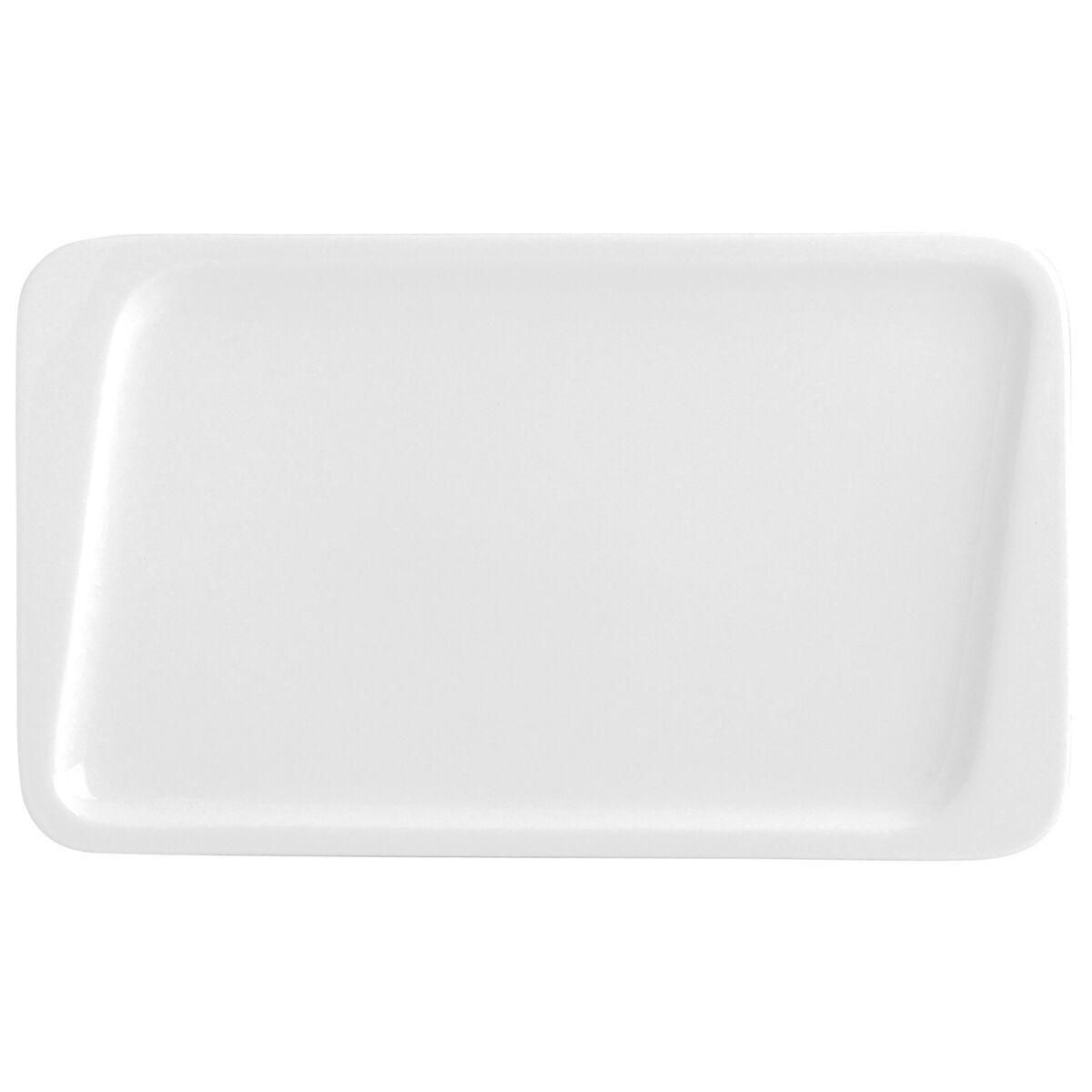 Desserttallerken Quid Chef Keramik Hvid 25 x 15 cm (6 enheder) (Pack 6x)