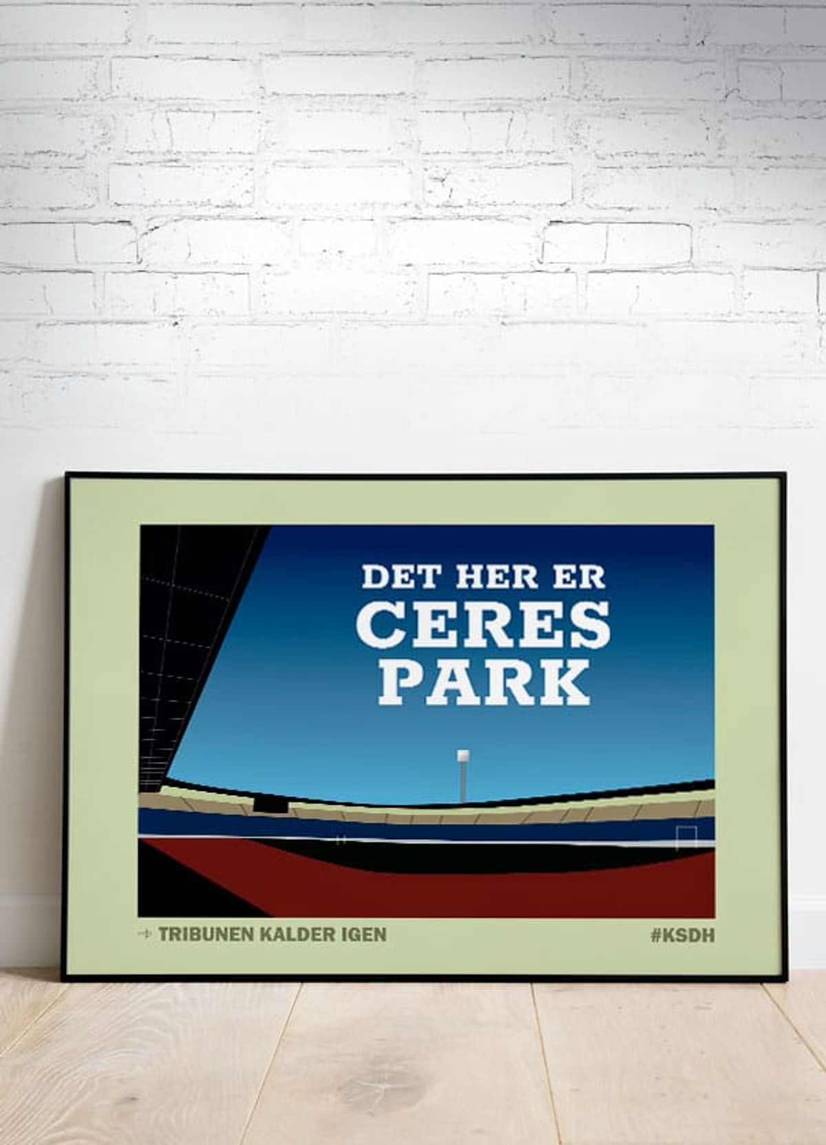 Det her er Ceres Park - plakat - vandret - 100 x 70 cm - Kr. 349,-