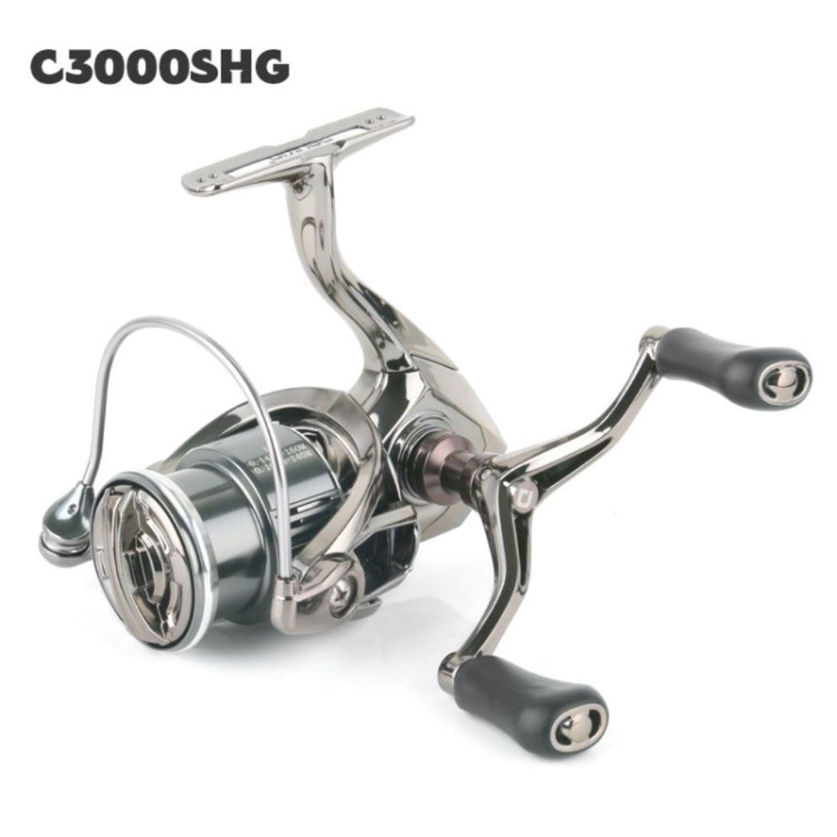 DEUKIO C3000SHG metal fiskehjul vægt: 253g / Gearing: 5.6.1 - Sølv