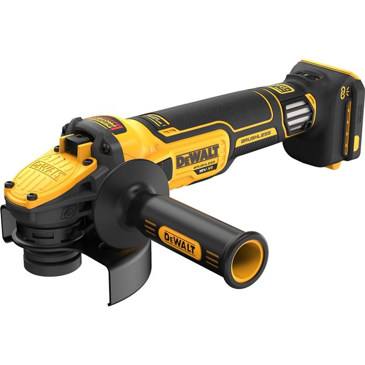 DeWalt 18V XR vinkelsliber med variabel hastighed med FV ADV