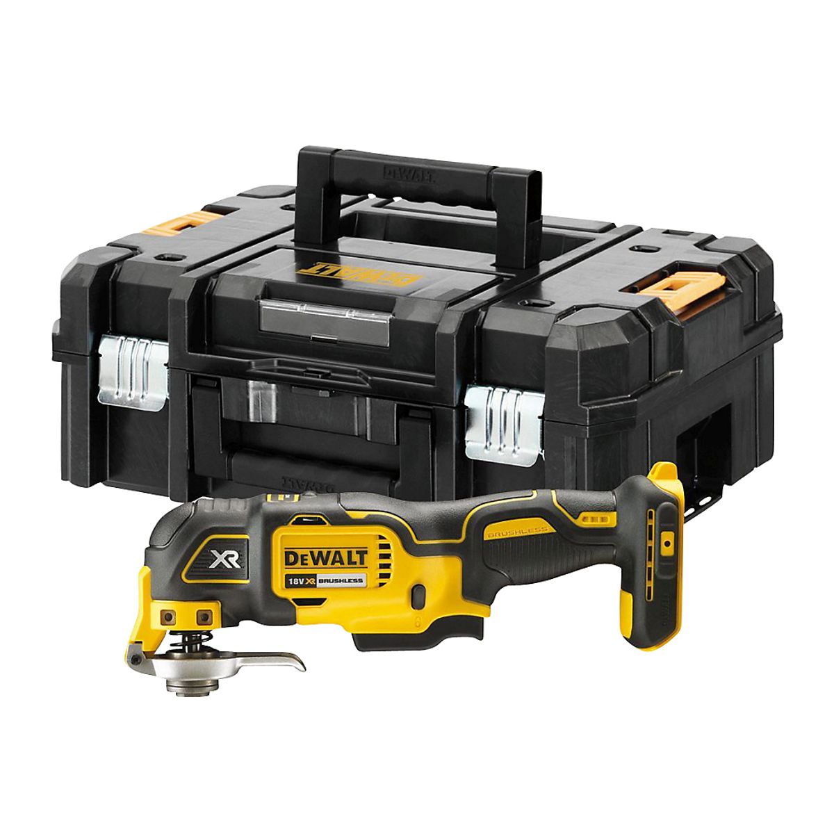 Dewalt Multi-cutter 18V XR DCS355NT med kuffert - Ekskl. batteri og lader