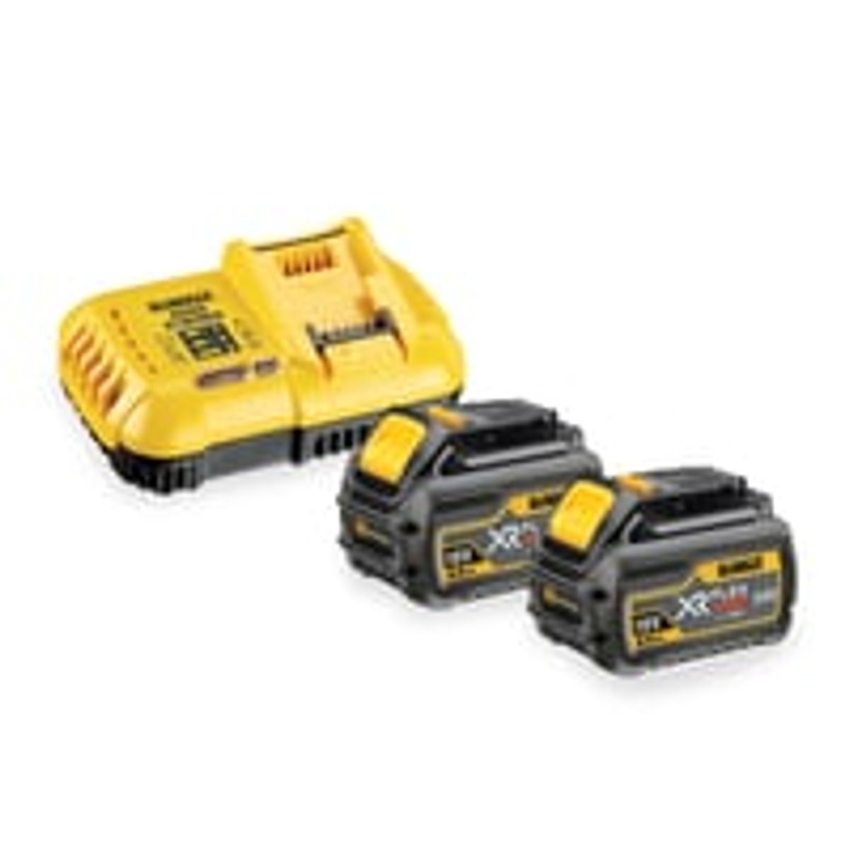 DEWALT XR-batterist, 2 stk. 6,0 Ah Li-Ion-batterier, 54V, inkl. lader