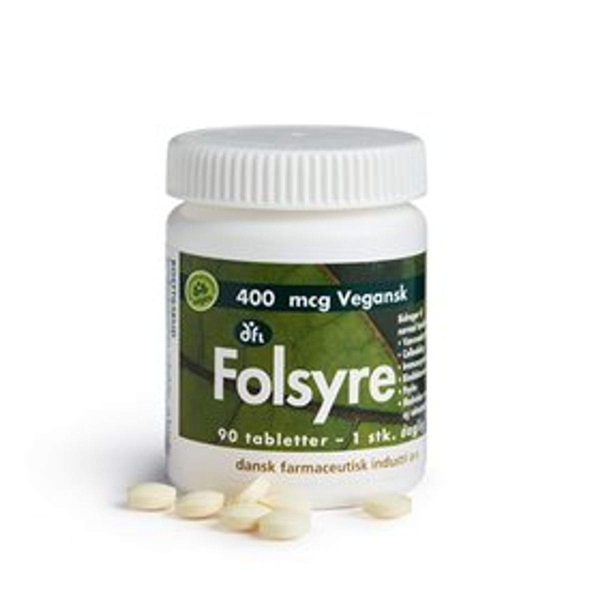 DFI Folsyre 400 mcg 90 tab.