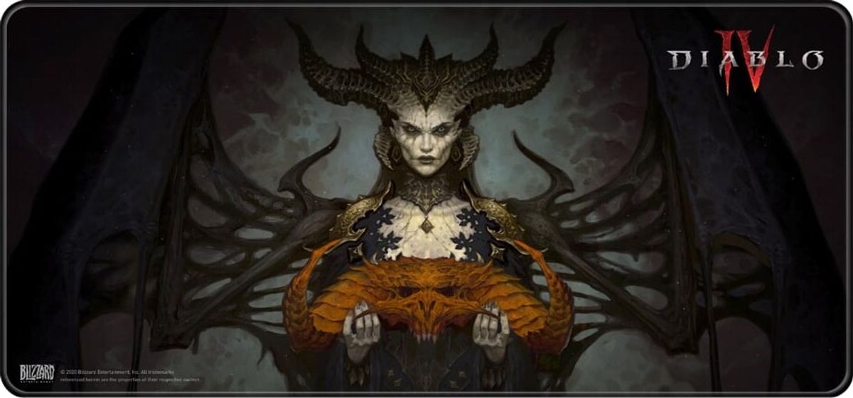 Diablo Iv - Desk Mat - Skrivebordsmåtte - Lilith - 90x42 Cm