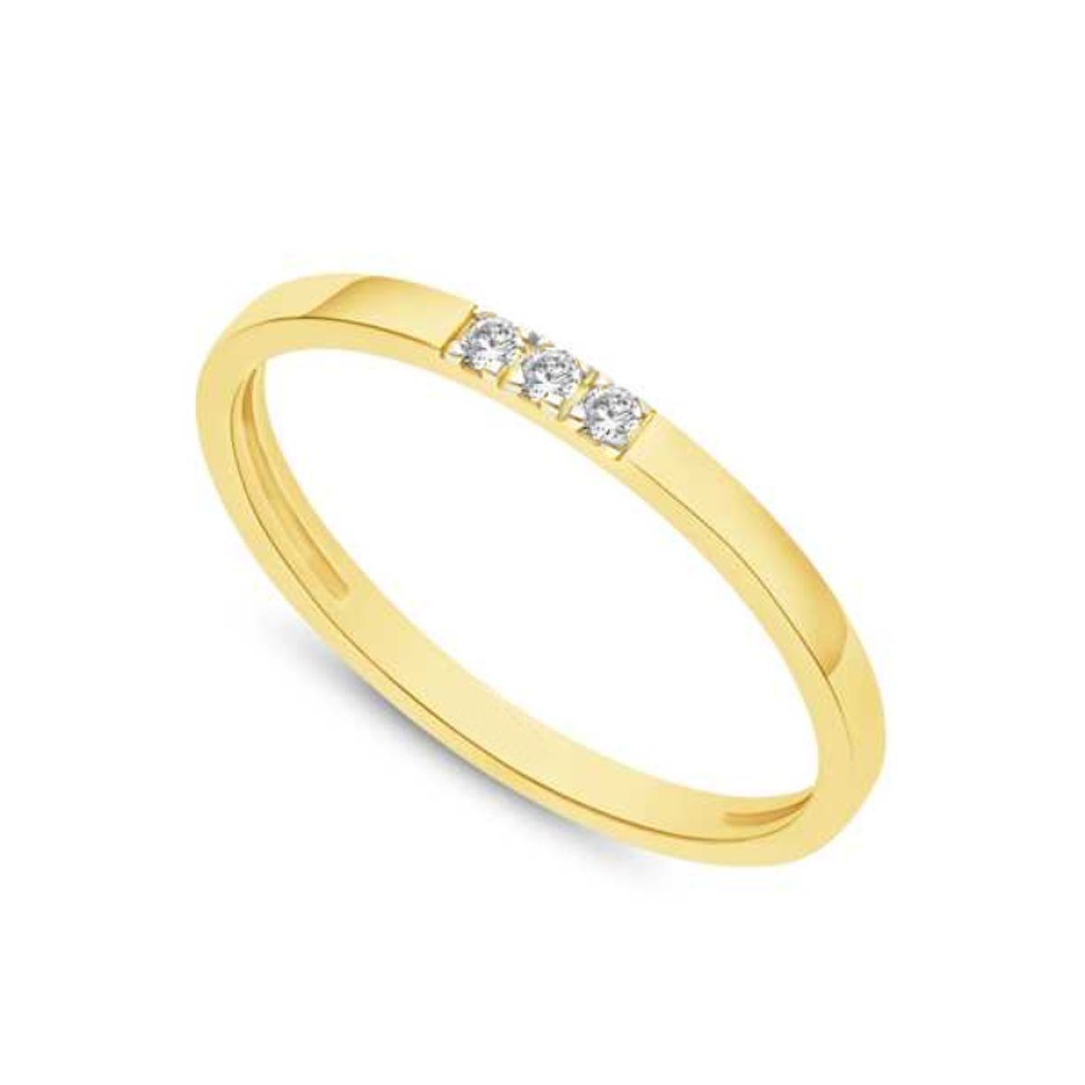 Diamond Collection by Vibholm - Diamantring 0,03 ct. 14 kt. guld